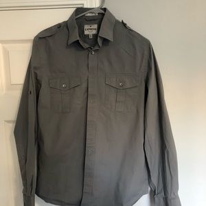 Grey long sleeve shirt